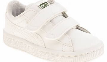 Puma kids puma white basket unisex toddler 2509201020