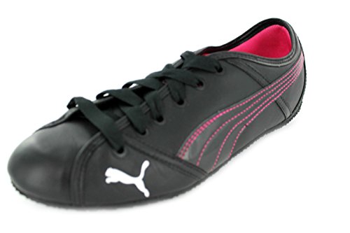 Puma LADIES PUMA TRAINERS BLACK /BLACK/FLUO PINK UK 6 STYLE - STYLE CAT /303523 06