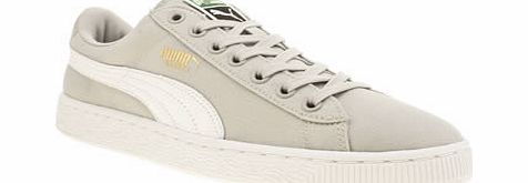 Puma Light Grey Basket Classic Trainers