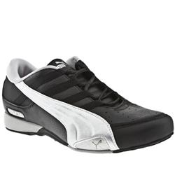 Puma Male Puma Fab Ride Ducati Manmade Upper Fashion Trainers in Black and Silver, White and Silver