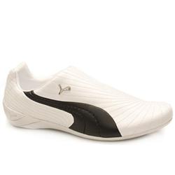 Puma Male Sokuto Ii Leather Upper Fashion Trainers in White and Black