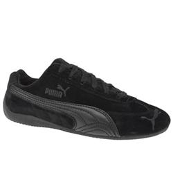 Puma Male Speed Cat Sd Suede Upper Fashion Trainers in Black