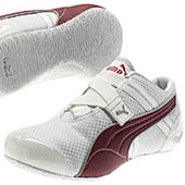 Puma Mens Kutbac Mesh - White/Red/Silver.