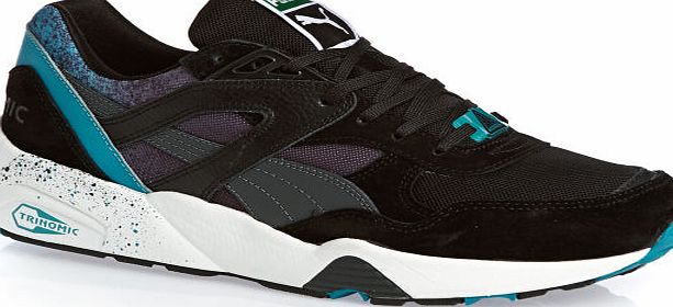 Puma Mens Puma R698 Splatter Q2 Shoes - Black-capri