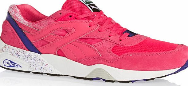 Puma Mens Puma R698 Splatter Q2 Shoes - Teaberry