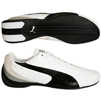 Puma Pace Cat Trainers - White/Black.