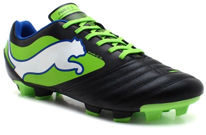 PowerCat 3 FG Football Boots Black/Jasmine