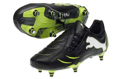 Puma Powercat C 1.10 SG Football Boots Black/Lime