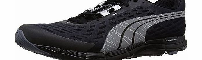 Puma  Mens FAAS 600 V2 Night Cat powered LED Running Shoes Black/Puma Silver/Turbulence 10 UK, 44.5 EU