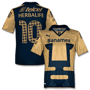 Puma s UNAM Away No 10 Shirt 2013 2014 (Fan Style