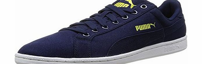 Puma Smash Canvas, Unisex Adults Basketball Shoes, Blue (Peacoat/Peacoat), 7.5 UK (41 EU)