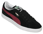 Puma Suede Classic Black/Burgundy Trainers