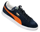 Puma Suede Classic Blue/Orange Trainers