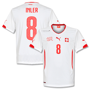 Puma Switzerland Away Inler Shirt 2014 2015