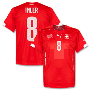 Puma Switzerland Home Inler Shirt 2014 2015