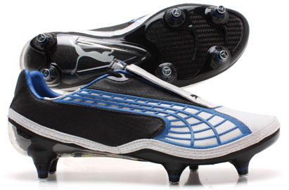 Puma V1-10 SG Football Boots White/Blk/Royal