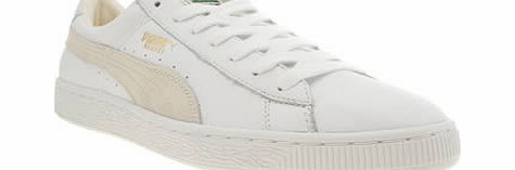 Puma White Basket Classic Trainers