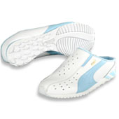 Puma Womens Sprint Clog - White/Crystal Blue.