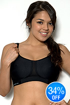 H IMPACT SUPPORT BRA BLACK