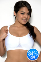 H IMPACT SUPPORT BRA WHITE