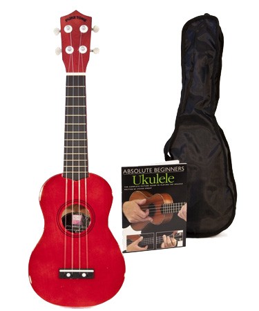 Pure Tone Red Ukulele Pack