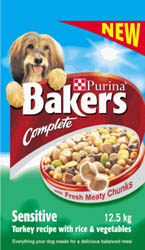 Purina Bakers Complete Sensitive 12.5kg