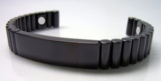 TITANIUM BRACELET BLACK / LARGE