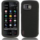 Qubits Nokia 5800 Tube Xpressmusic Black Silicon Skin Case by Qubits