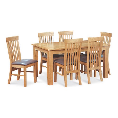 Quebec Large Extending Oak Dining Table 594.023