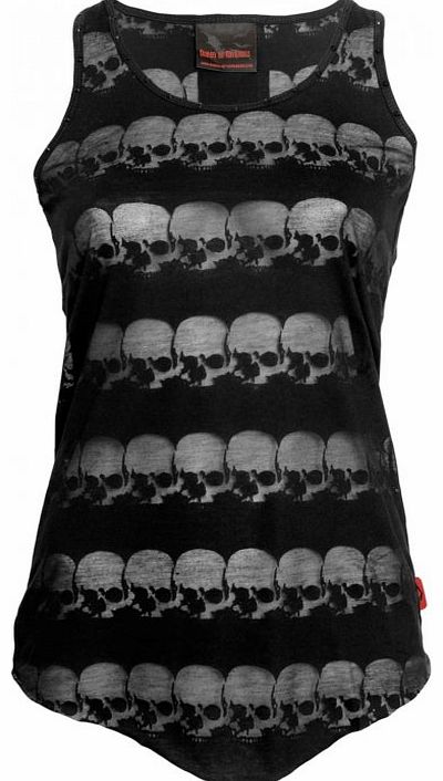 Queen of Darkness Skull Vest