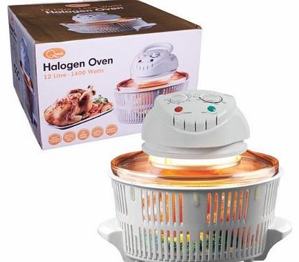 White Halogen Oven, 12 L, 1300 Watt