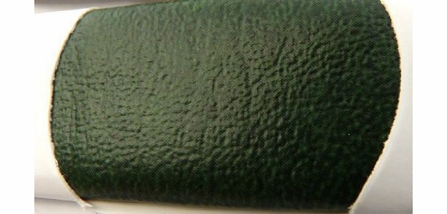 QUICKFABRICS BOTTLE ANTIQUE GREEN FAUX LEATHER LEATHERETTE MATERIAL HEAVY FEEL PVC VINYL UPHOLSTERY FABRIC PER 1 METRE X 140CM