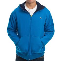 Quiksilver Boys Best Waves Sherpa Zip Hoody - Azul