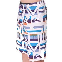 quiksilver Boys Bleeker Reload Board Shorts- White