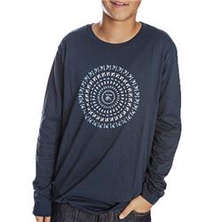 Boys Cyclone LS T-Shirt - Navy