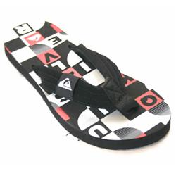 Quiksilver Boys Little Velvet Flip Flops - Blk/Red