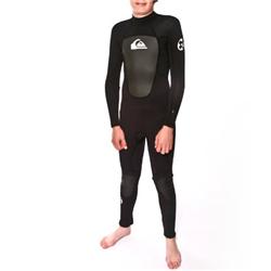 Quiksilver Boys Syncro 3/2mm Full Wetsuit - Black