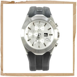 Drop In Chrono Watch Silver