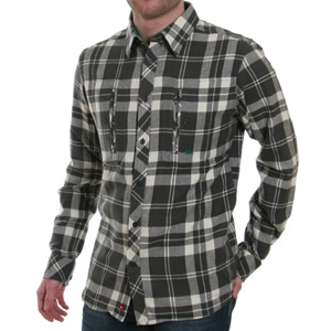 Hilmar Flannel shirt - Limestone