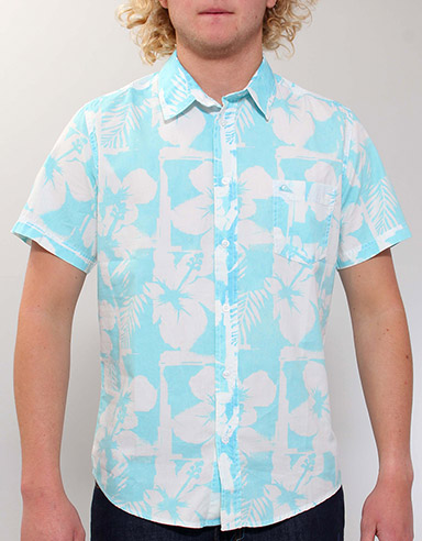 Homegrown Short sleeve shirt - Blue