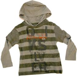 Kids Ulrik Hooded T-Shirt - Raven