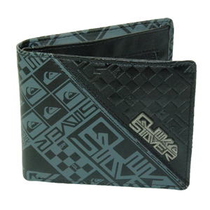 Mens Quiksilver No Dream Last Night Wallet. Black