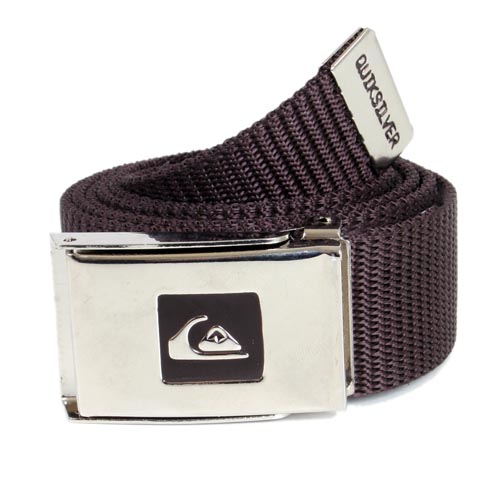 Quiksilver Mens Quiksilver Boom Web Belt Dark Brown