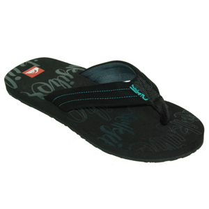 Mens Quiksilver Calli Flop Flops. Black