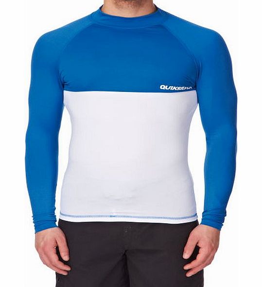 Quiksilver Mens Quiksilver Chop Block Long Sleeve Rash