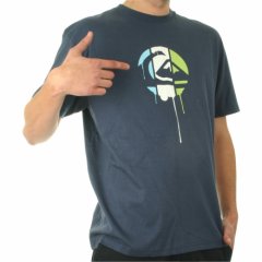 Mens Quiksilver Fly Away Tee Navy