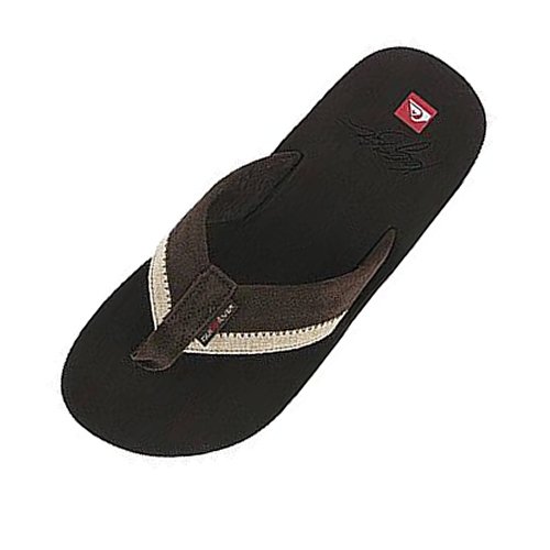 Mens Quiksilver Kelly Slater Flip Flops Brown