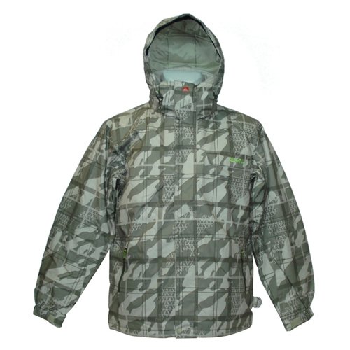 Mens Quiksilver Last Mission Tech Jacket Army