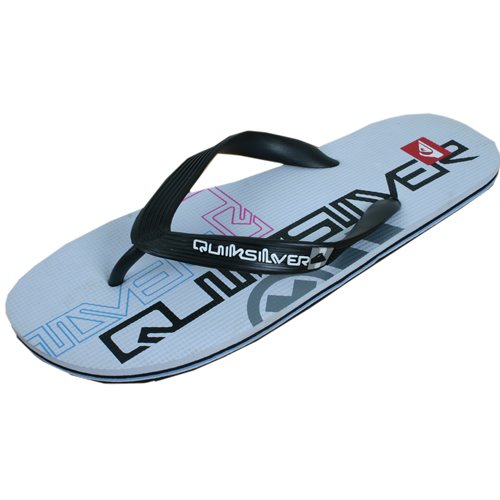 Mens Quiksilver Molokai Nitro Flip Flops White