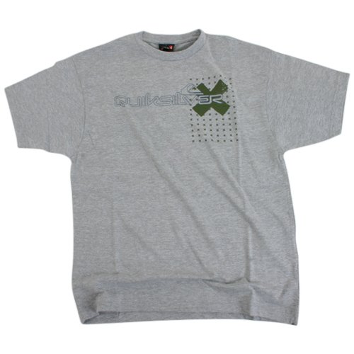 Mens Quiksilver Omnicross Tee Hrey Heather